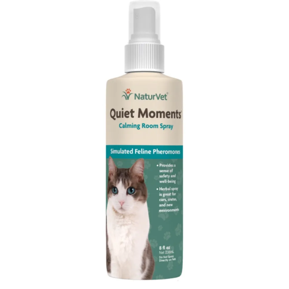 15% OFF: NaturVet Quiet Moments Herbal Calming Spray 8oz