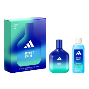 Adidas Vibes Energy Drive Eau de Parfum for Him Gift Set 100ml