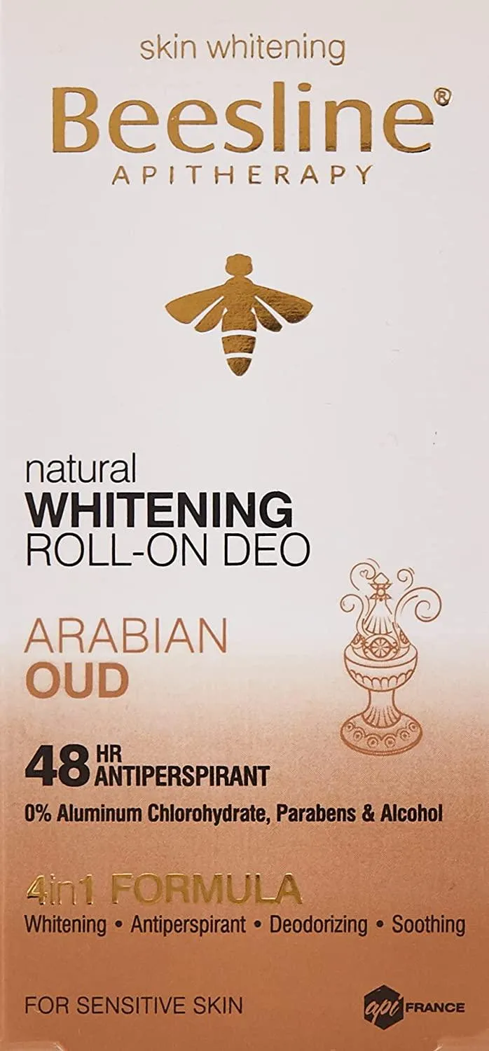 Beesline Whitening Roll-On Deodorant, Arabian Oud