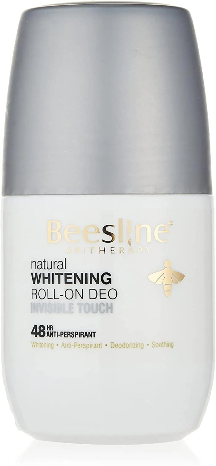 Beesline Whitening Roll On Deodorant For Unisex, Invisible Touch, 50 ml