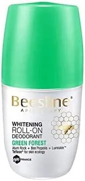 Beesline Whitening Roll-On Deodorant, Green Forest