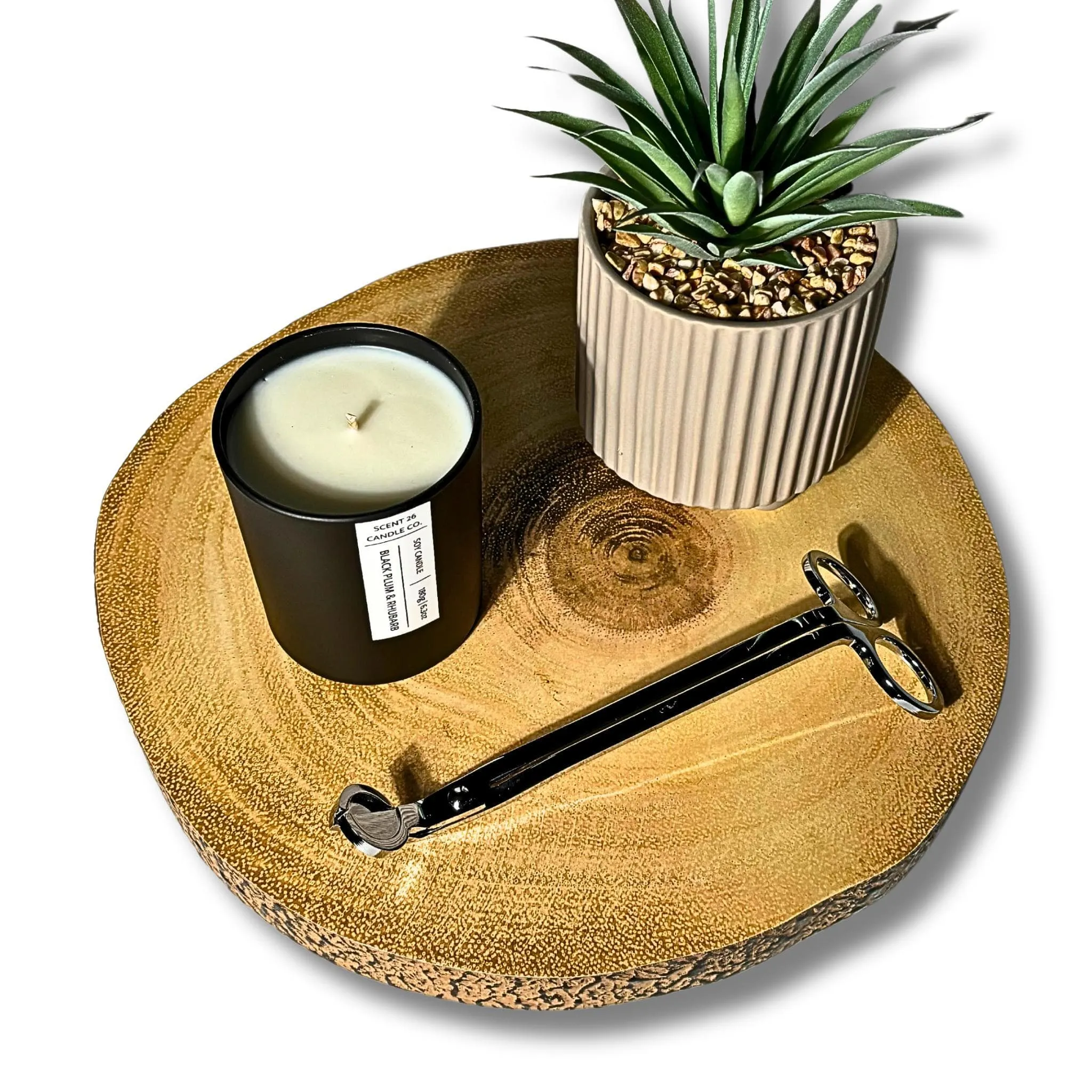 BLACK PLUM   RHUBARB SCENTED CANDLE 20CL