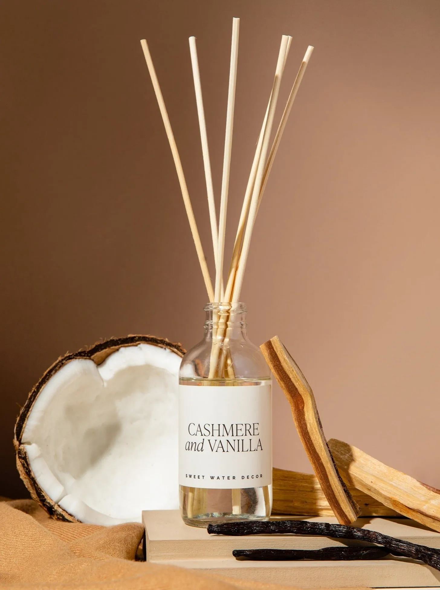 Cashmere and Vanilla Clear Reed Diffuser