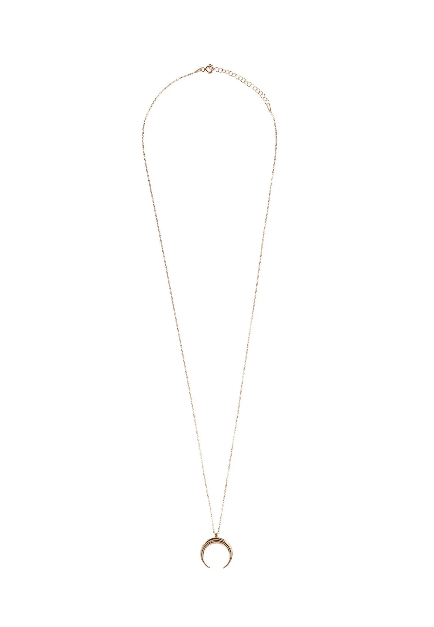 Cosmic Horn Tusk Necklace Rosegold