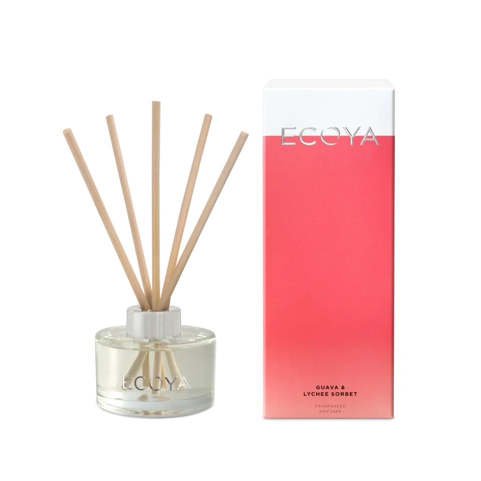 Ecoya Mini Reed diffuser Guava & Lychee 50ml