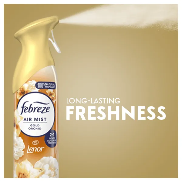 Febreze Air Mist Gold Orchid Spray 185ml