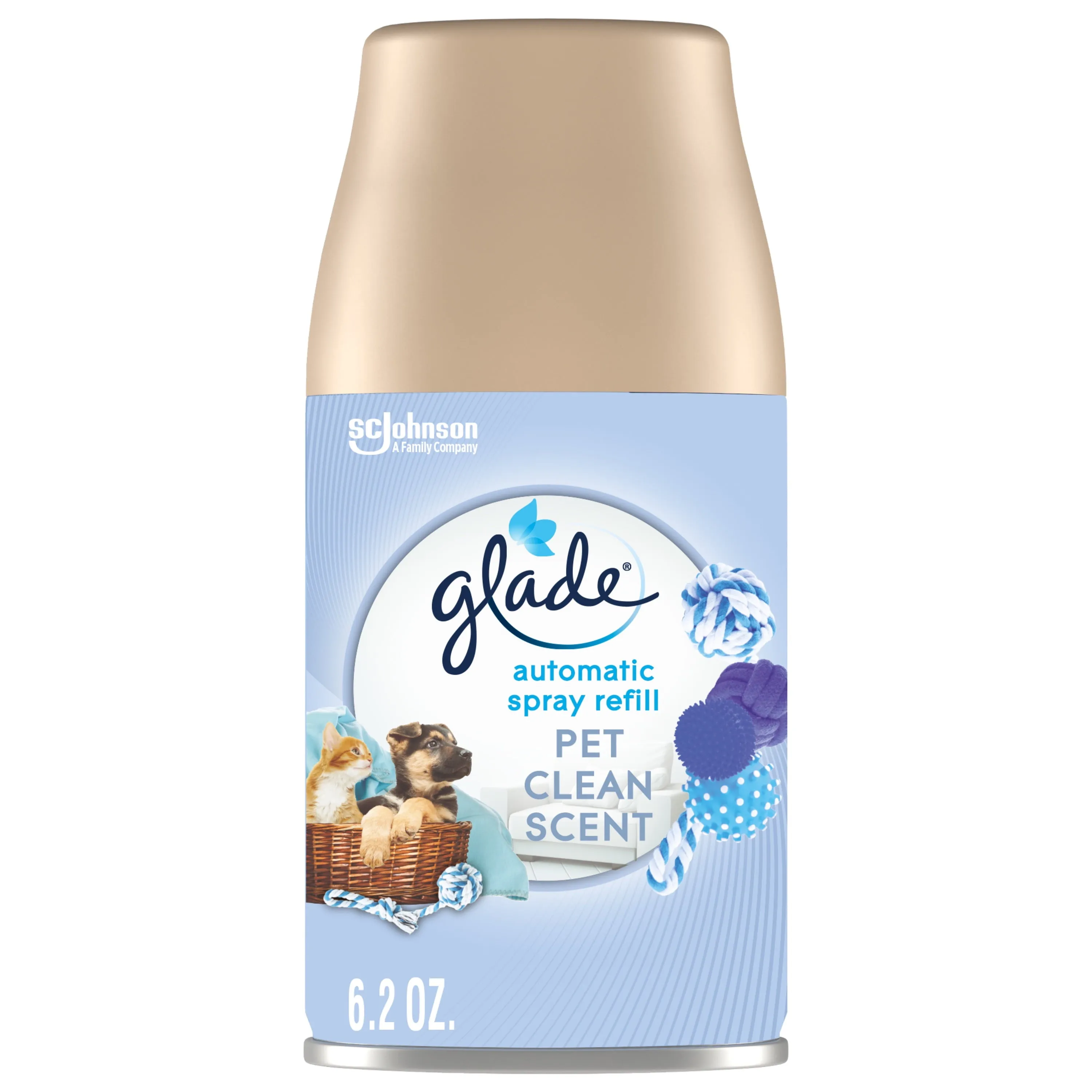 Glade Automatic Spray Refill, Air Freshener, Pet Clean, 6.2 oz