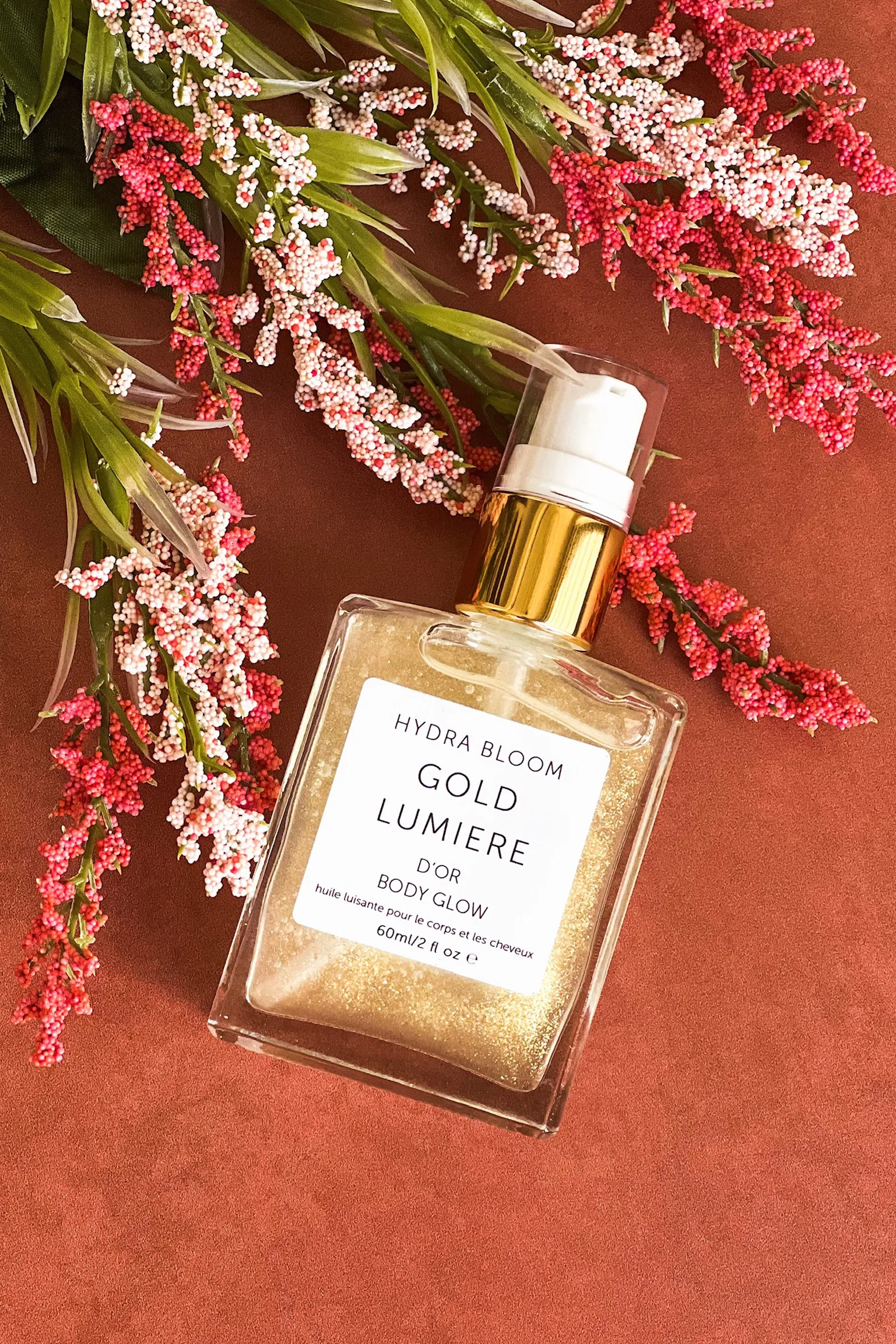 Gold Hydra Bloom Body Glow