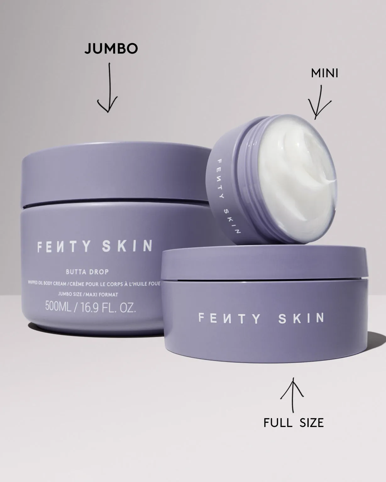 Jumbo Butta Drop Whipped Oil Body Cream with Tropical Oils   Shea Butter — Fenty Fresh