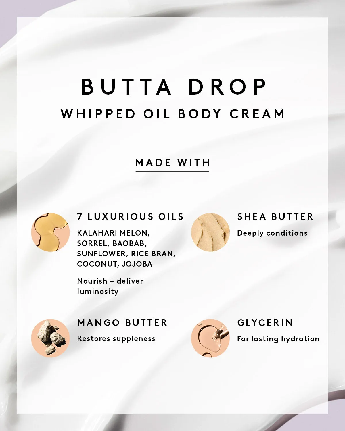 Jumbo Butta Drop Whipped Oil Body Cream with Tropical Oils   Shea Butter — Fenty Fresh