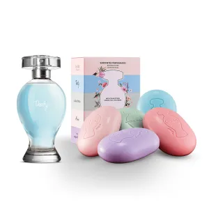 Kit Thaty: Thaty Deodorant Cologne 100ml   Perfumados Boticollection 5x80g - o Boticario