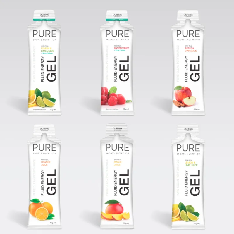 PURE Fluid Energy Gels - Mango 50G