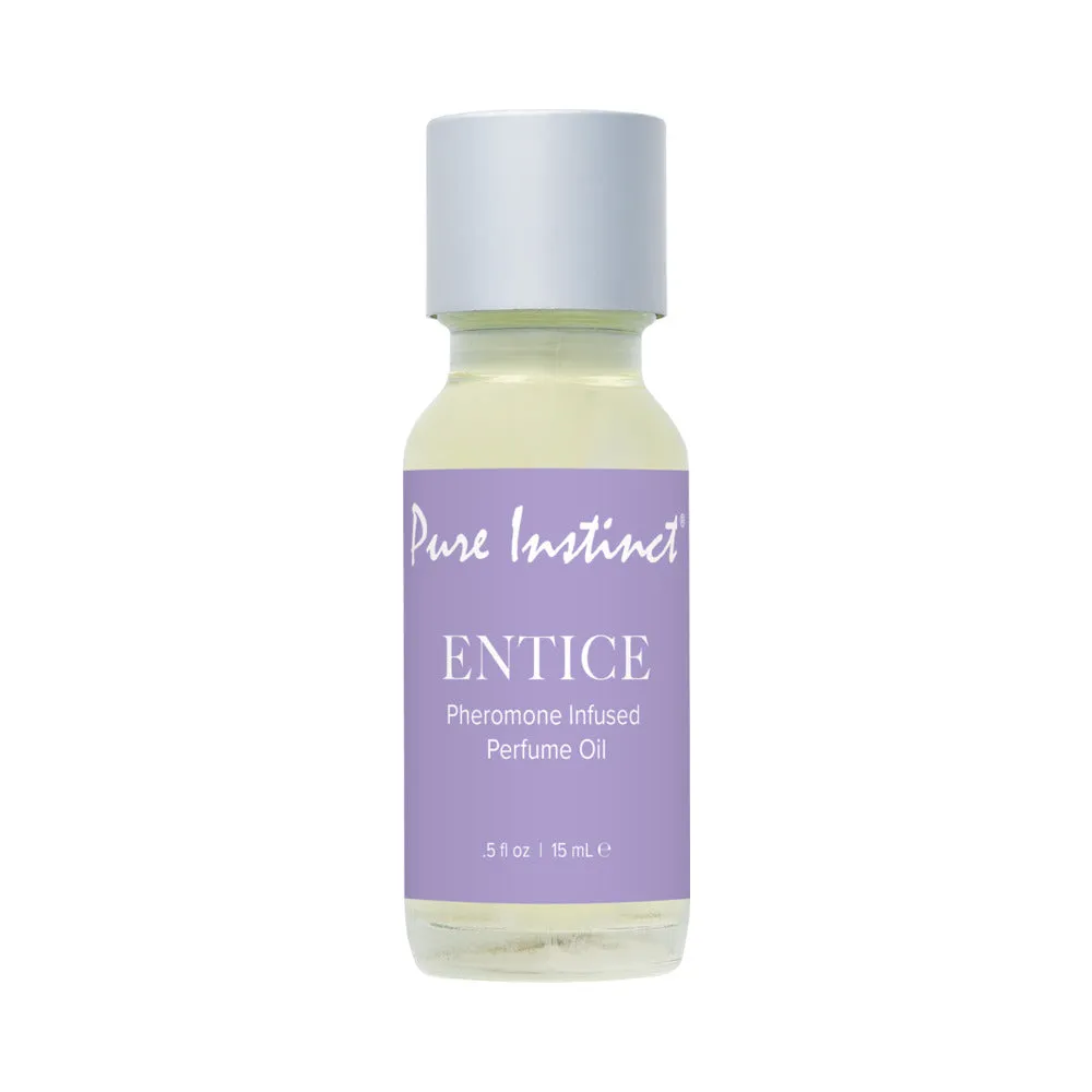 Pure Instinct Pheromone Perfume Oil Entice Dropper 0.5 oz.